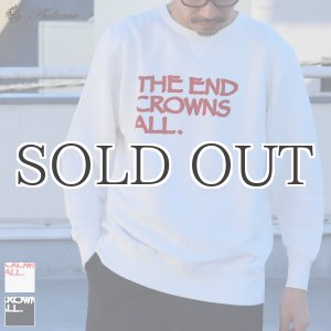 画像: 【RE PRICE/価格改定】オールドプリント"The End Crowns All."ヴィンテージガゼットクルーネックスウェット / Audience