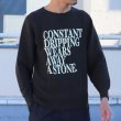 画像3: 【RE PRICE/価格改定】オールドプリント"Constant Dripping Wears Away A Stone."ヴィンテージガゼットクルーネックスウェット / Audience (3)