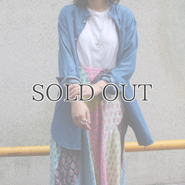 画像13: 麻混デニムオーバーサイズバンドカラーL/Sシャツ【MADE IN JAPAN】『日本製』 / Upscape Audience (13)