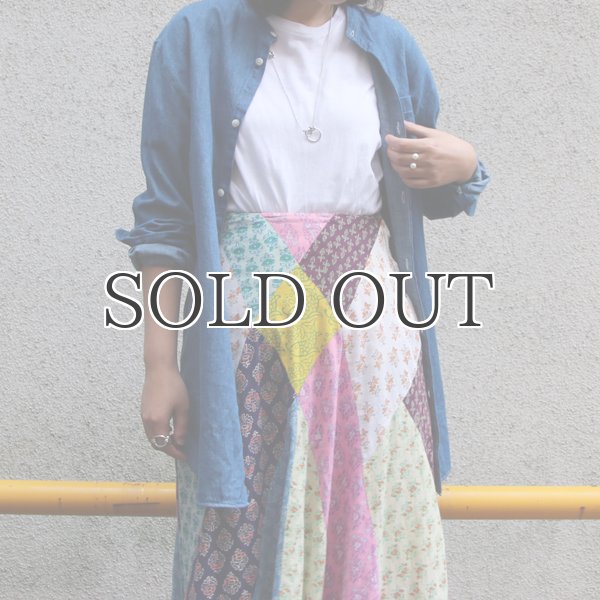 画像10: 麻混デニムオーバーサイズバンドカラーL/Sシャツ【MADE IN JAPAN】『日本製』 / Upscape Audience (10)