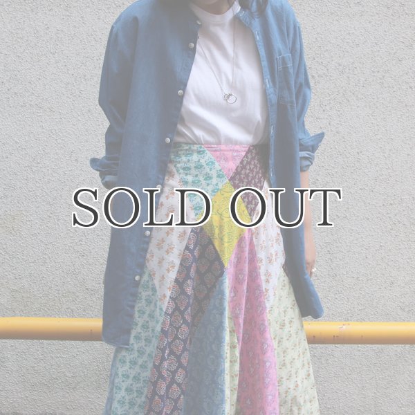 画像12: 麻混デニムオーバーサイズバンドカラーL/Sシャツ【MADE IN JAPAN】『日本製』 / Upscape Audience (12)