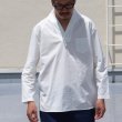 画像3: 【RE PRICE/価格改定】コットンクロススキッパーカラープルオーバーポケ付9分袖_Shirts【MADE IN JAPAN】『日本製』 / Upscape Audience (3)