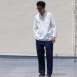 画像7: コットンクロススキッパーカラープルオーバーポケ付9分袖_Shirts【MADE IN JAPAN】『日本製』 / Upscape Audience (7)