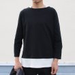 画像9: 【RE PRICE/価格改定】コーマ天竺×度詰ワッフルボートネックレイヤード9/S BIGカットソー【MADE IN JAPAN】『日本製』 / Upscape Audience (9)