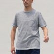 画像10: 【RE PRICE / 価格改定】吊り編み天竺オーバーラップクルーネックグラスポケ付半袖_TEE【MADE IN TOKYO】『東京製』  / Upscape Audience (10)