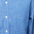 画像15: 【RE PRICE / 価格改定】麻混デニムナローカラーボタンダウン長袖シャツ【MADE IN JAPAN】『日本製』/ Upscape Audience (15)