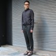 画像11: 【RE PRICE / 価格改定】麻混デニムナローカラーボタンダウン長袖シャツ【MADE IN JAPAN】『日本製』/ Upscape Audience (11)