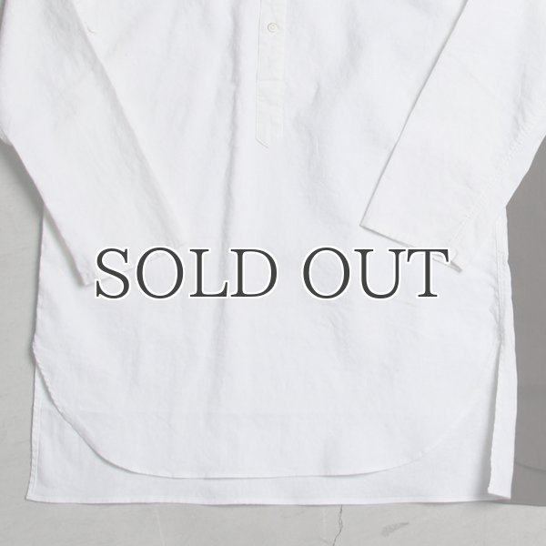 画像19: ソフトリネンキャンバスプルオーバーシャツバンドカラーオーバーサイズ9Sシャツ【MADE IN JAPAN】『日本製』/ Upscape Audience (19)
