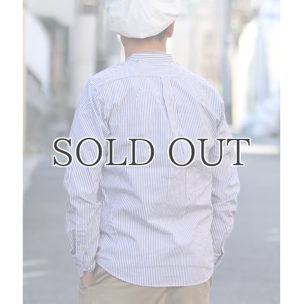 画像4: バンドカラー長袖シャツ【MADE IN JAPAN】『日本製』/ Upscape Audience (4)