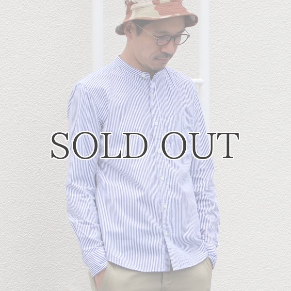 画像5: バンドカラー長袖シャツ【MADE IN JAPAN】『日本製』/ Upscape Audience (5)