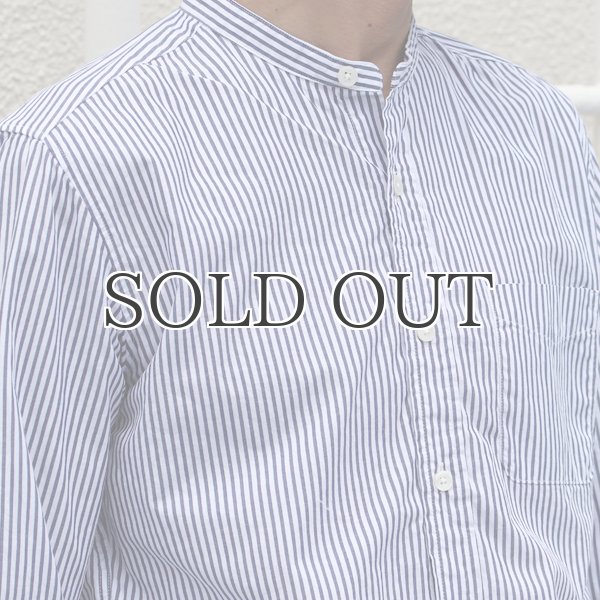 画像6: バンドカラー長袖シャツ【MADE IN JAPAN】『日本製』/ Upscape Audience (6)