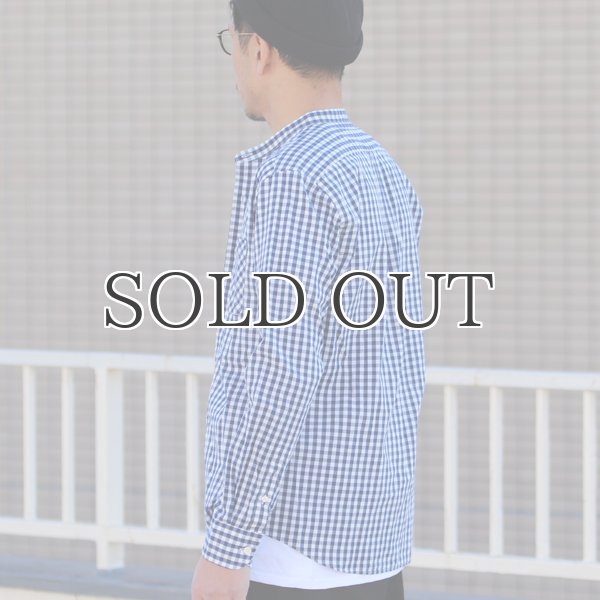 画像3: バンドカラー長袖シャツ【MADE IN JAPAN】『日本製』/ Upscape Audience (3)