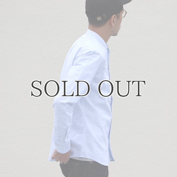 画像3: バンドカラー長袖シャツ【MADE IN JAPAN】『日本製』/ Upscape Audience (3)