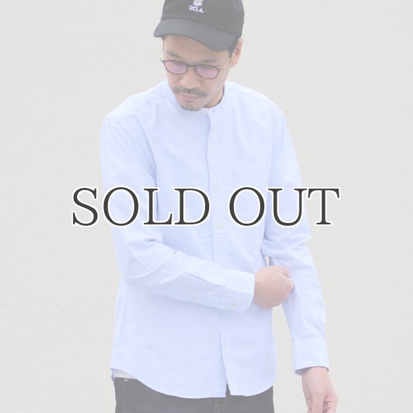 画像5: バンドカラー長袖シャツ【MADE IN JAPAN】『日本製』/ Upscape Audience (5)