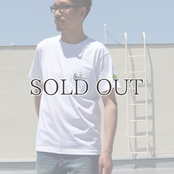 画像3: ビートルズ ”グリーンApple-E”ポケットTEE【Audience】 (3)