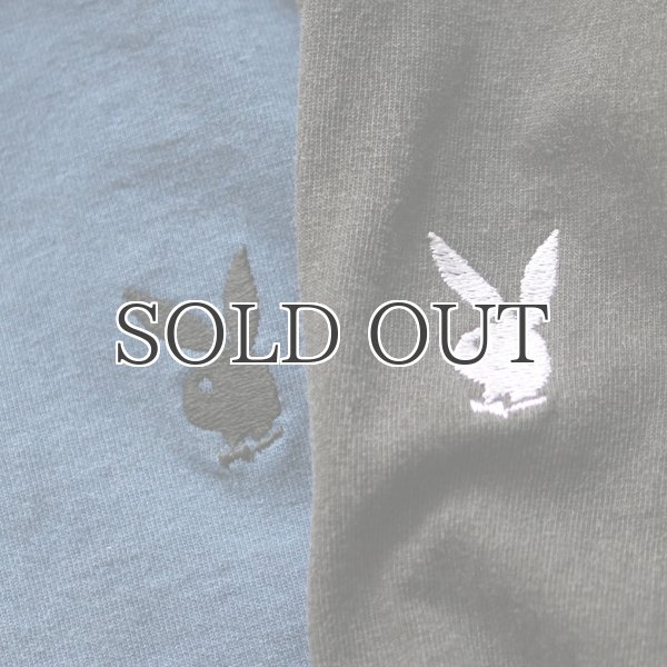 画像3: PLAY BOY ”ラビットヘッド”刺繍ピグメント染TEE【Audience】 (3)