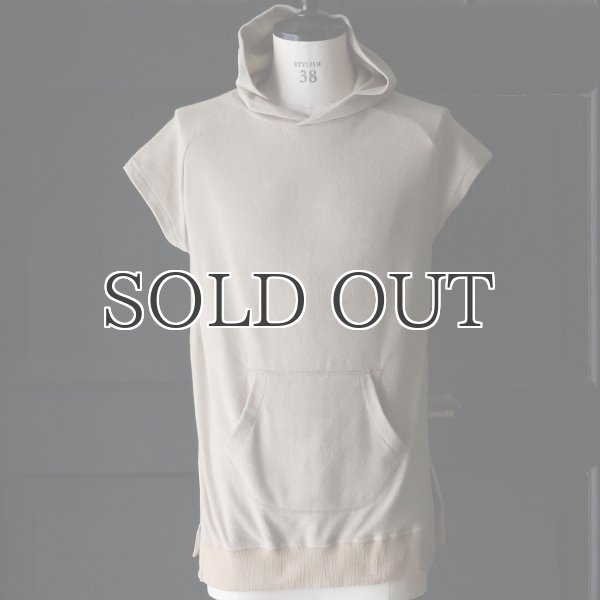 画像6: コットンパイル プルパーカーキャップスリーブTEE【MADE IN JAPAN】『日本製』/ Upscape Audience (6)