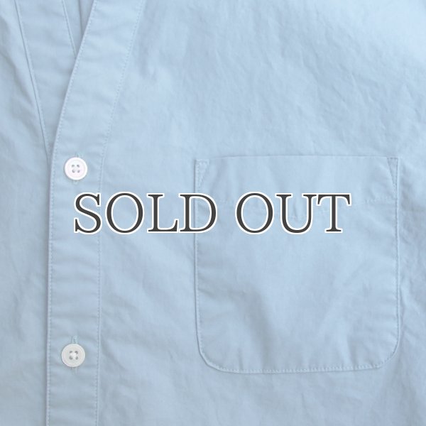 画像19: タイプライターVネックバンドカラー L/S シャツ【MADE IN JAPAN】『日本製』/ Upscape Audience (19)