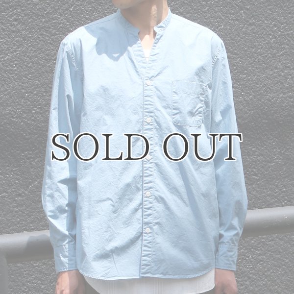 画像22: タイプライターVネックバンドカラー L/S シャツ【MADE IN JAPAN】『日本製』/ Upscape Audience (22)
