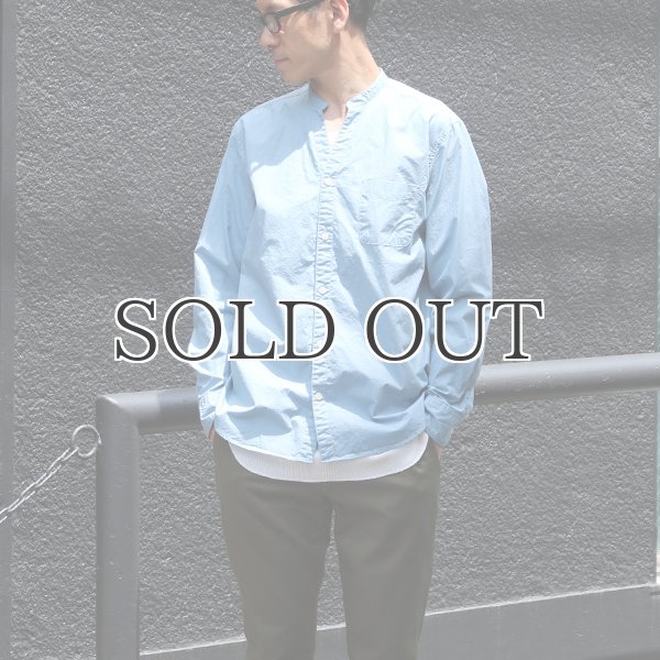 画像16: タイプライターVネックバンドカラー L/S シャツ【MADE IN JAPAN】『日本製』/ Upscape Audience (16)