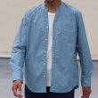 画像3: タイプライターVネックバンドカラー L/S シャツ【MADE IN JAPAN】『日本製』/ Upscape Audience (3)