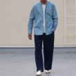 画像5: タイプライターVネックバンドカラー L/S シャツ【MADE IN JAPAN】『日本製』/ Upscape Audience (5)