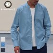 画像1: タイプライターVネックバンドカラー L/S シャツ【MADE IN JAPAN】『日本製』/ Upscape Audience (1)