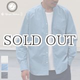 画像: 【RE PRICE / 価格改定】タイプライターVネックバンドカラー L/S シャツ【MADE IN JAPAN】『日本製』/ Upscape Audience