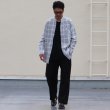 画像7: 【RE PRICE / 価格改定】フランネルチェックバンドカラーロング長袖_Shirts【MADE IN JAPAN】『日本製』/ Upscape Audience (7)