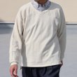 画像2: スウェット Vネック フットボール L/S 【MADE IN JAPAN】『日本製』/ Upscape Audience (2)