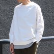 画像15: コットンギャバジンサドルショルダーヘムラウンドL/SシャツTEE【MADE IN JAPAN】『日本製』/ Upscape Audience (15)