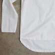 画像17: コットンギャバジンサドルショルダーヘムラウンドL/SシャツTEE【MADE IN JAPAN】『日本製』/ Upscape Audience (17)