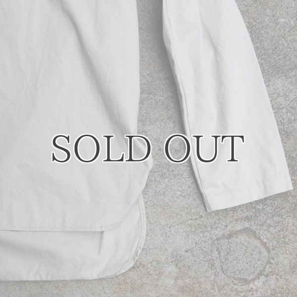 画像15: コットンギャバジンノーカラーP/O コンチョ釦L/SシャツTEE【MADE IN JAPAN】『日本製』/ Upscape Audience (15)