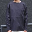 画像19: 【RE PRICE / 価格改定】コットンギャバジンボートネックP/O ポケット付L/SシャツTEE【MADE IN JAPAN】『日本製』/ Upscape Audience (19)