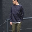 画像12: 【RE PRICE / 価格改定】コットンギャバジンボートネックP/O ポケット付L/SシャツTEE【MADE IN JAPAN】『日本製』/ Upscape Audience (12)