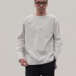 画像6: 【RE PRICE / 価格改定】コットンギャバジンボートネックP/O ポケット付L/SシャツTEE【MADE IN JAPAN】『日本製』/ Upscape Audience (6)