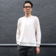 画像14: 【RE PRICE/価格改定】パイルシャギー セットインスリーブ V/N サイドスリット L/S ニットソー【MADE IN JAPAN】『日本製』/ Upscape Audience (14)