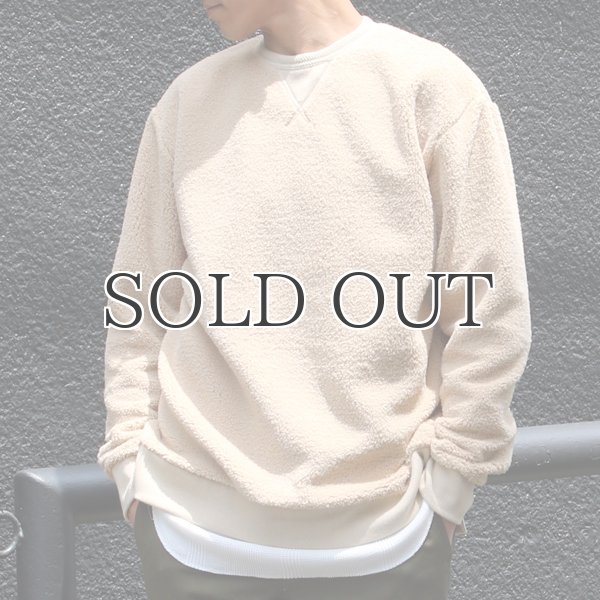 画像19: ソフトタッチボアフリース ガゼットC/N LS【MADE IN JAPAN】『日本製』/ Upscape Audience (19)