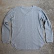 画像20: ランダムワッフル ヘムラウンドVネック　L/S　ニットソー【MADE IN JAPAN】『日本製』/ Upscape Audience (20)