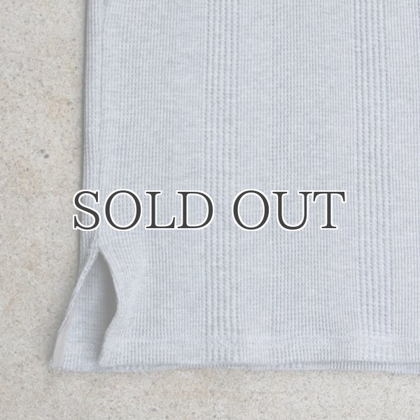 画像17: ランダムワッフル ヘムスクエア　ロングタンク【MADE IN JAPAN】『日本製』/ Upscape Audience (17)