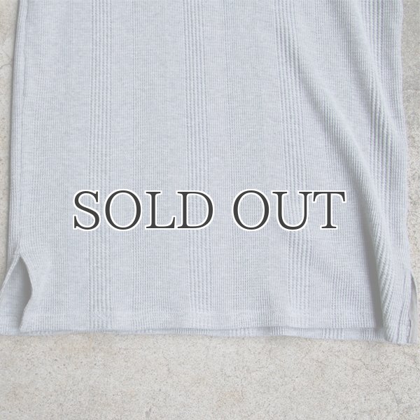 画像18: ランダムワッフル ヘムスクエア　ロングタンク【MADE IN JAPAN】『日本製』/ Upscape Audience (18)