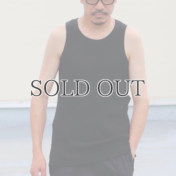 画像7: ランダムワッフル ヘムスクエア　ロングタンク【MADE IN JAPAN】『日本製』/ Upscape Audience (7)