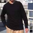 画像1: 【RE PRICE/価格改定】吊り編み天竺V/ネック L/S Tee【MADE IN TOKYO】『東京製』/ Upscape Audience (1)