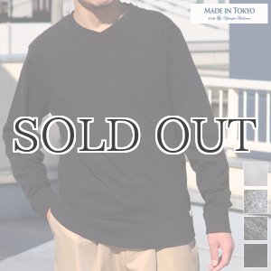 画像: 吊り編み天竺V/ネック L/S Tee【MADE IN TOKYO】『東京製』/ Upscape Audience