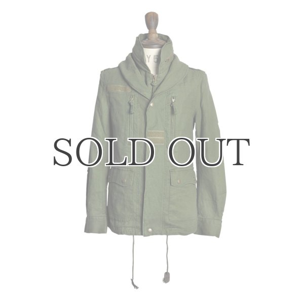 画像18: コットンリネンヘリンボーンへちま襟F-2ジャケット 【送料無料】 / Audience (18)