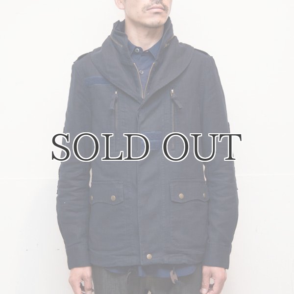 画像10: コットンリネンヘリンボーンへちま襟F-2ジャケット 【送料無料】 / Audience (10)