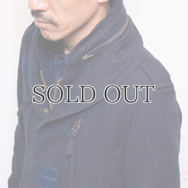 画像13: コットンリネンヘリンボーンへちま襟F-2ジャケット 【送料無料】 / Audience (13)