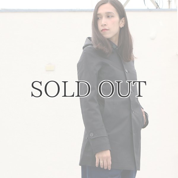 画像3: 高密度サテンストレッチフード付きステンカラーコート [Lady's] 【送料無料】 / Audience (3)