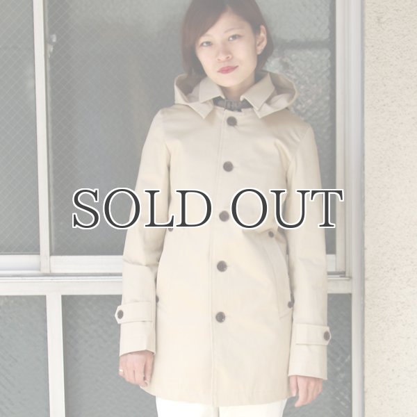 画像7: 高密度サテンストレッチフード付きステンカラーコート [Lady's] 【送料無料】 / Audience (7)