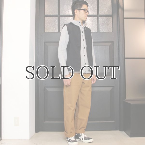 画像16: コーマ裏毛スタンドフードカーディガン【MADE IN JAPAN】『日本製』/ Upscape Audience (16)